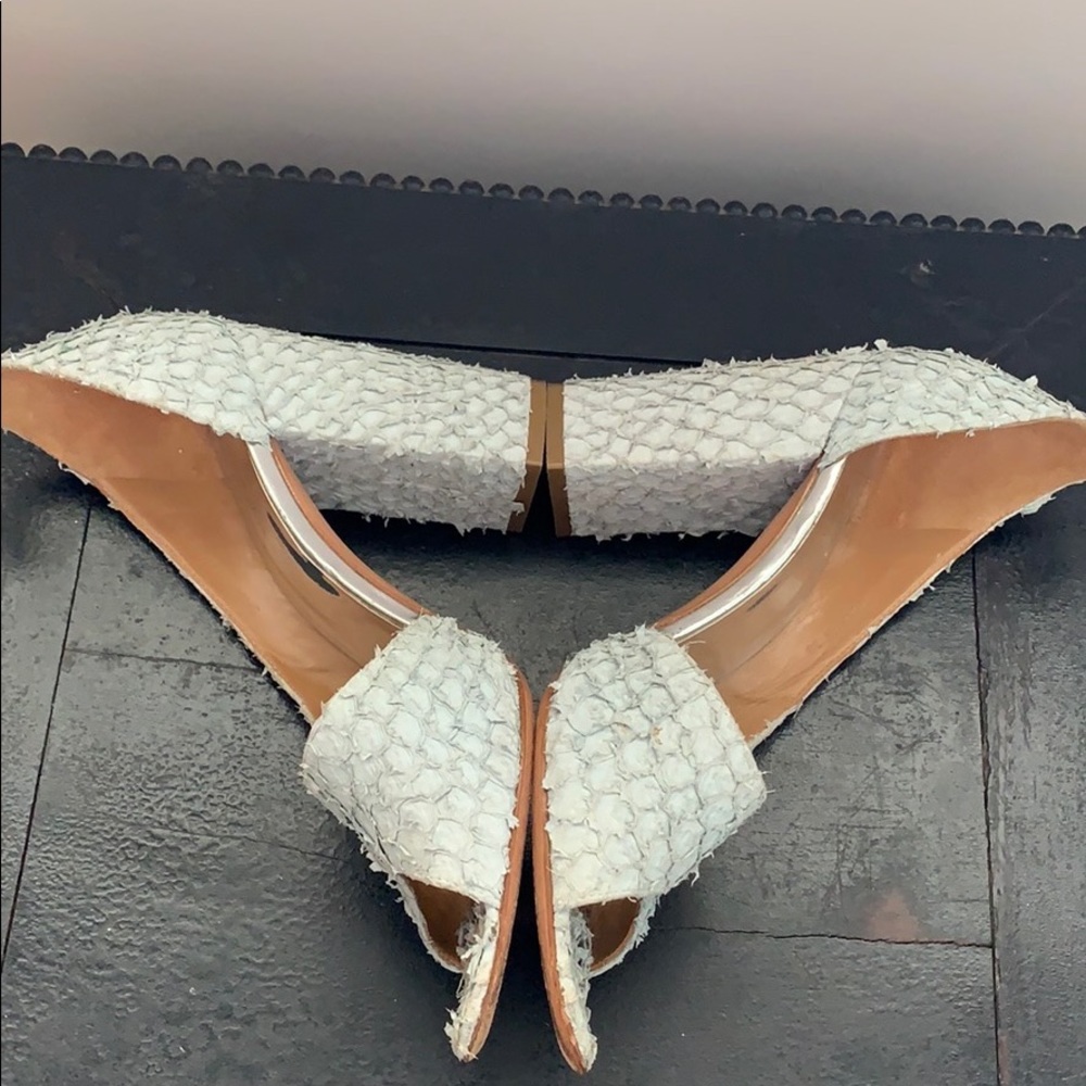 3.1 Phillip Lim soft leather peep toe heels unique - Picture 9 of 16
